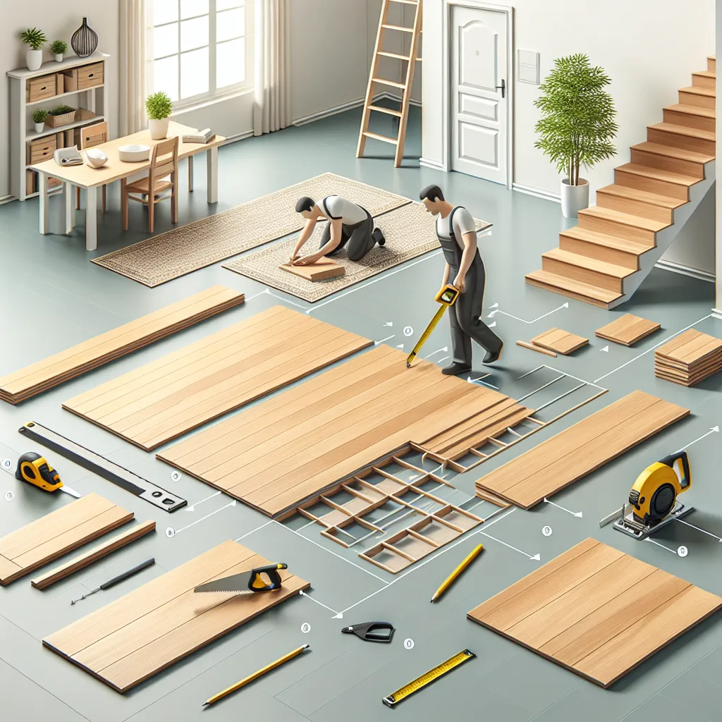 Montaż paneli podłogowych na klik – krok po kroku do perfekcyjnej instalacji